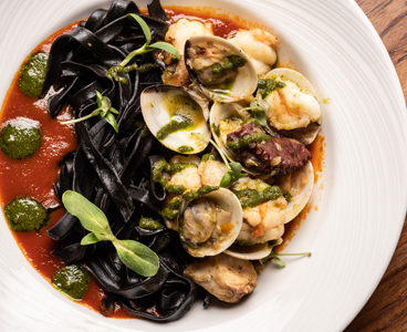 Black Fetuccini Pescatore