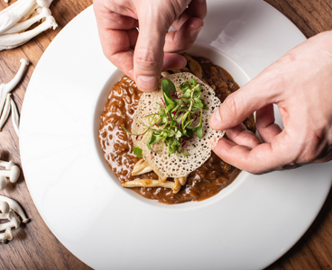 Bunapi Mushrooms Risotto